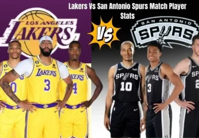 Lakers Vs San Antonio Spurs Match Player Stats