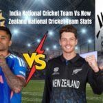 India National Cricket Team Vs New Zealand National Cricket Team Stats