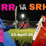 Sunrisers Hyderabad vs Rajasthan Royals Match Scorecard